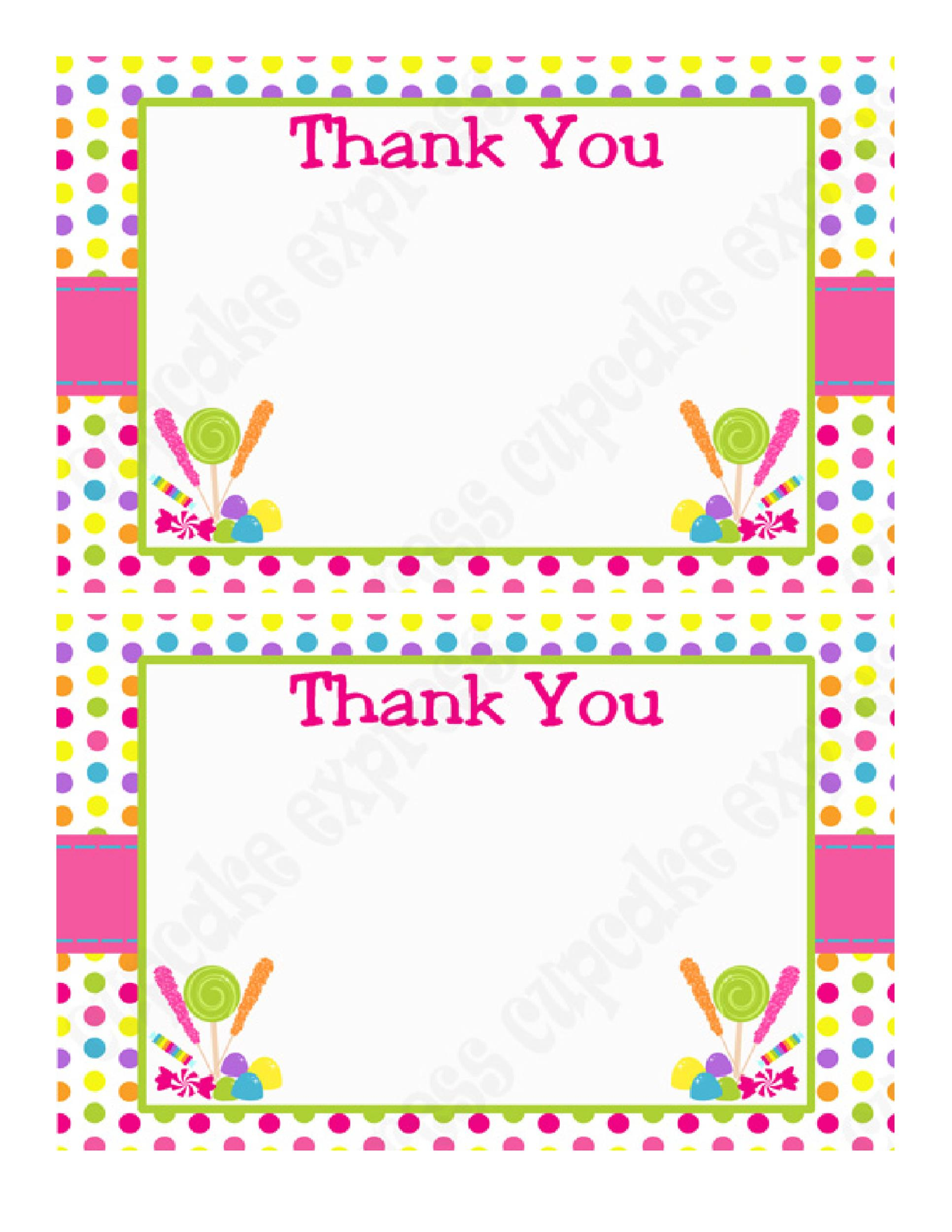 30 Free Printable Thank You Card Templates Wedding 