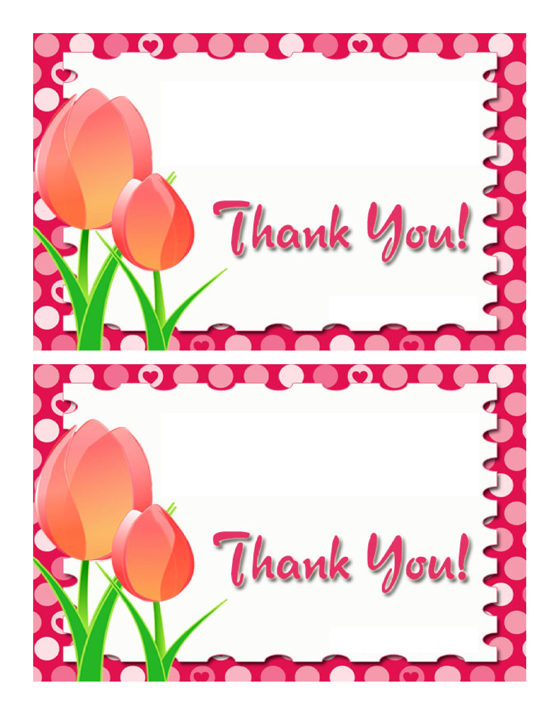 30 Free Printable Thank You Card Templates Wedding 