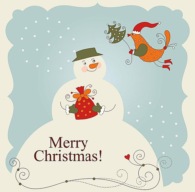 38 Unique Printable Christmas Cards KittyBabyLove