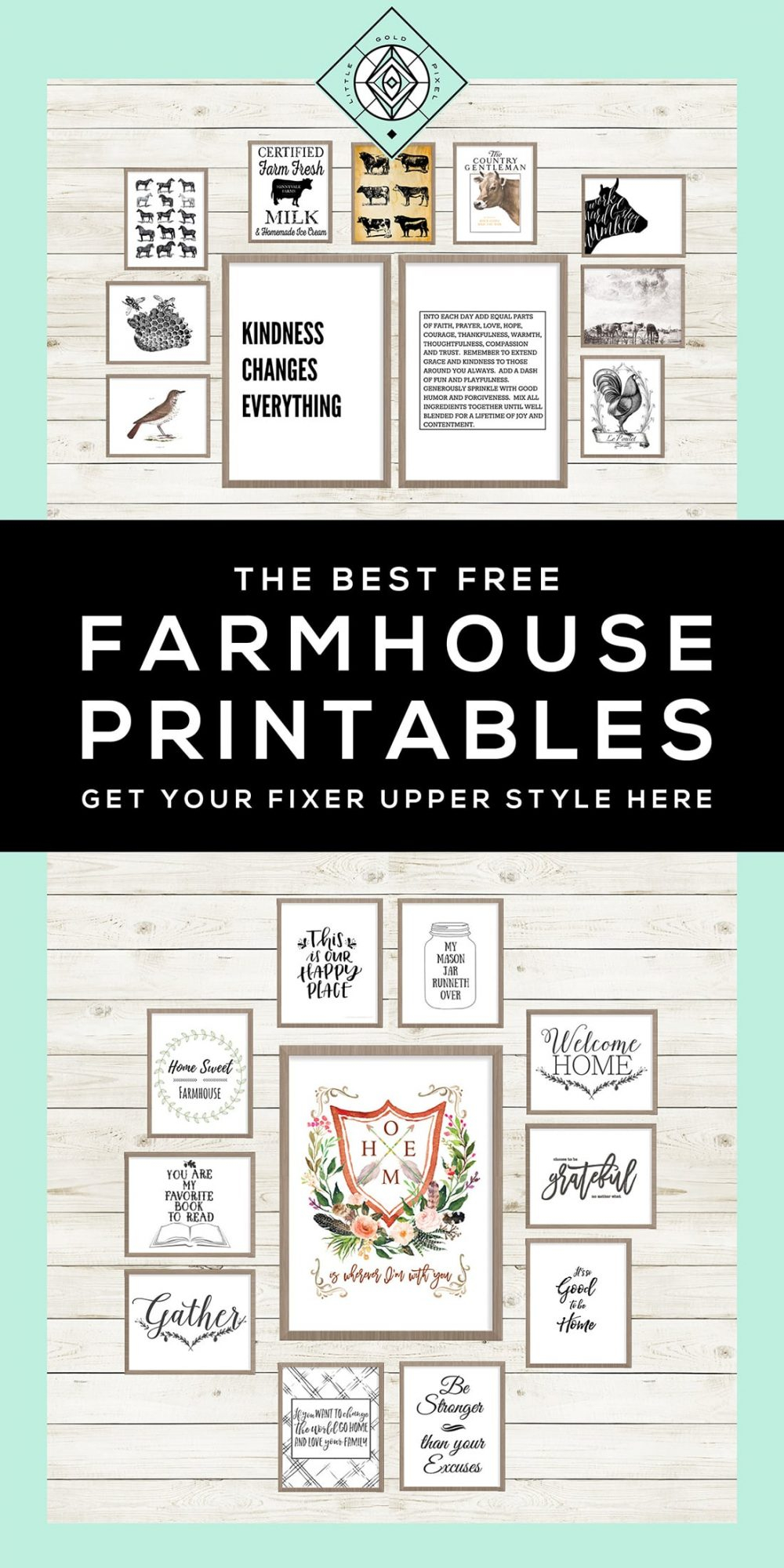 40 Free Farmhouse Printables For That Fixer Upper Vibe 