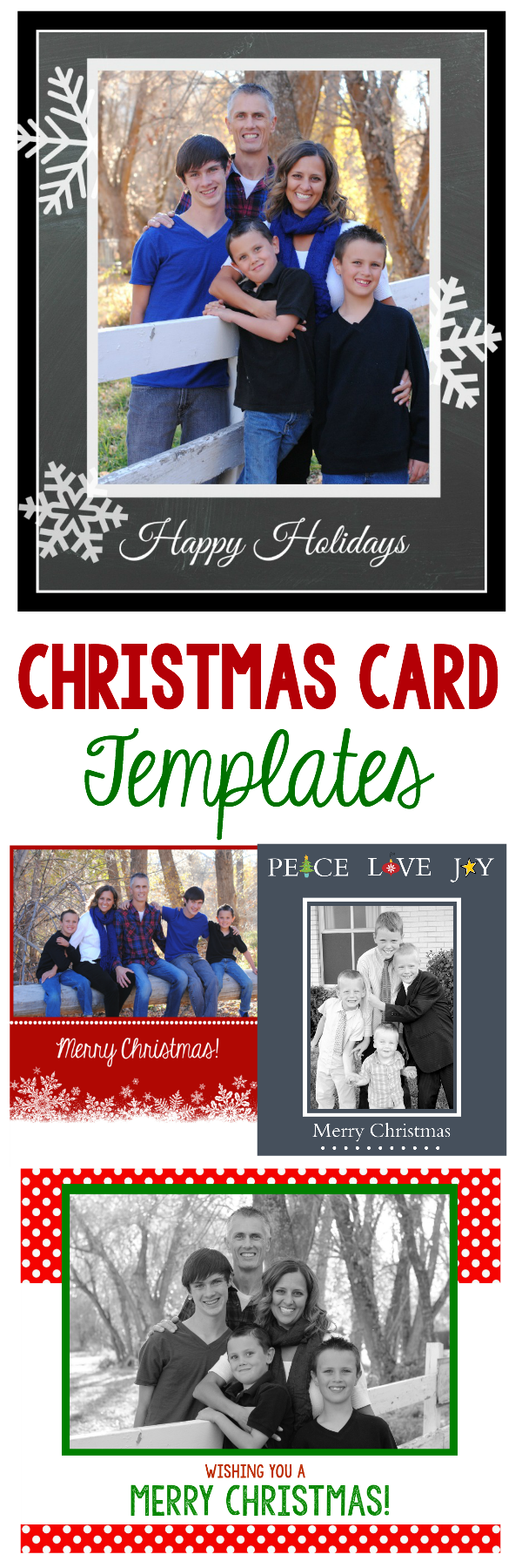 50 Free Holiday Photo Card Templates Moritz Fine Designs