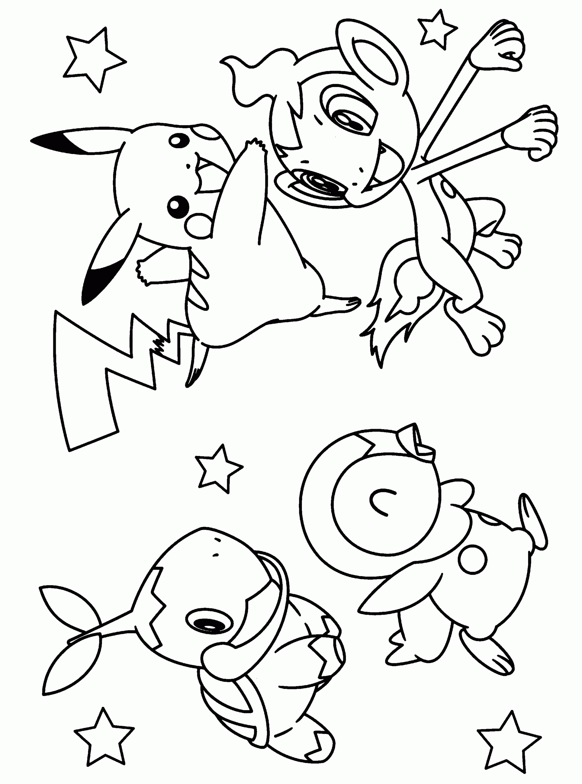 55 Pokemon Coloring Pages For Kids