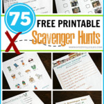 75 Free Printable Scavenger Hunt Pin My Joy Filled Life