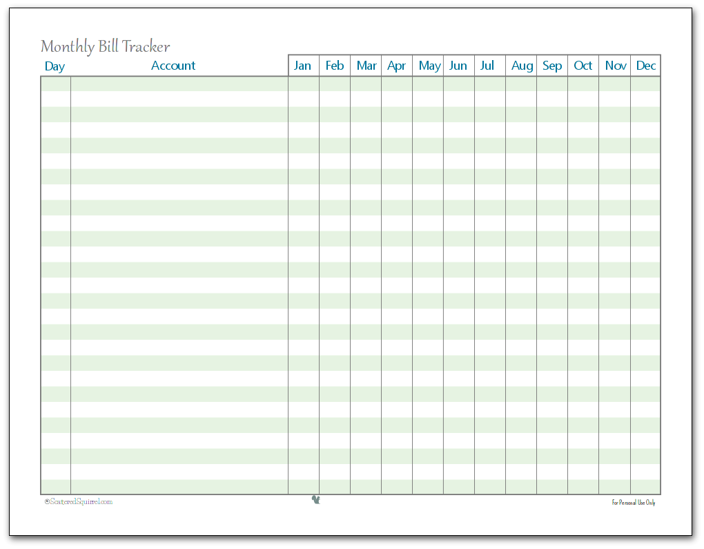 A Few More Finance Printables To Help You Stay On Track 