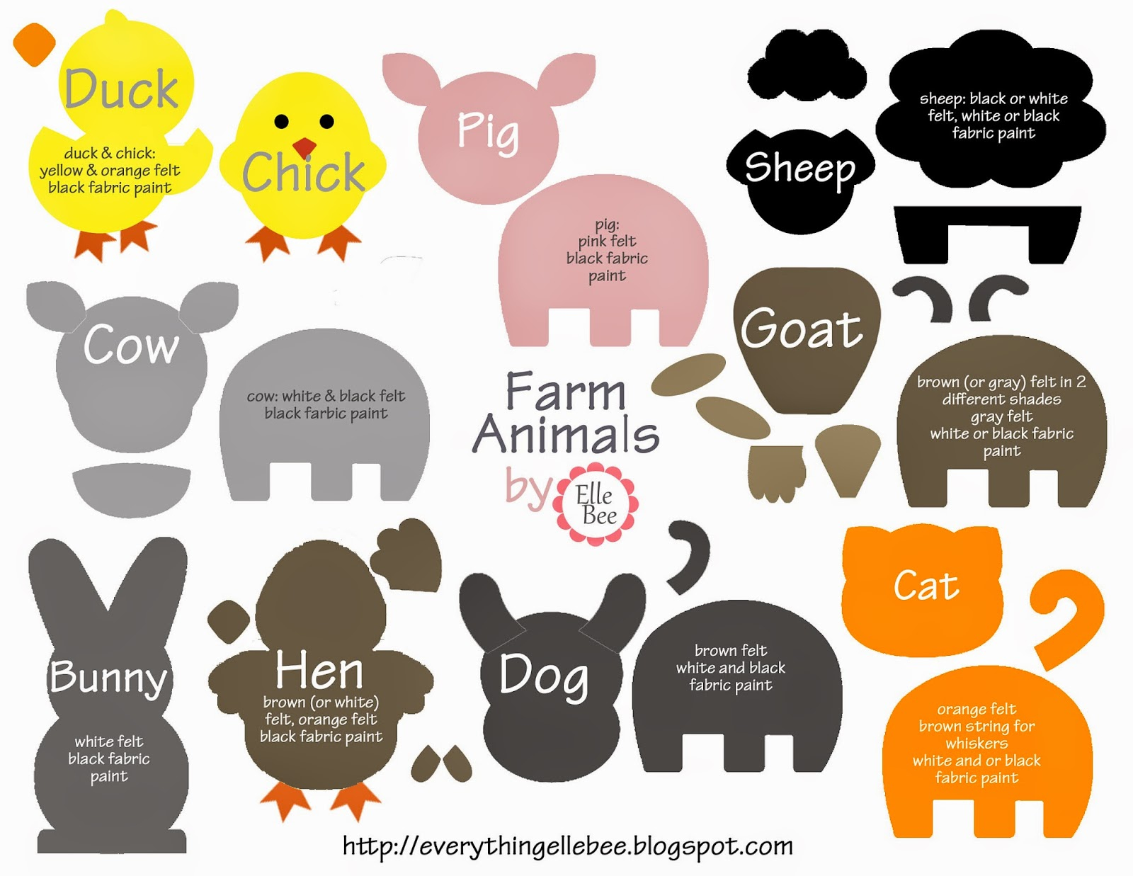 A Little Bit Of Everything FREE Printable Farm Animal 