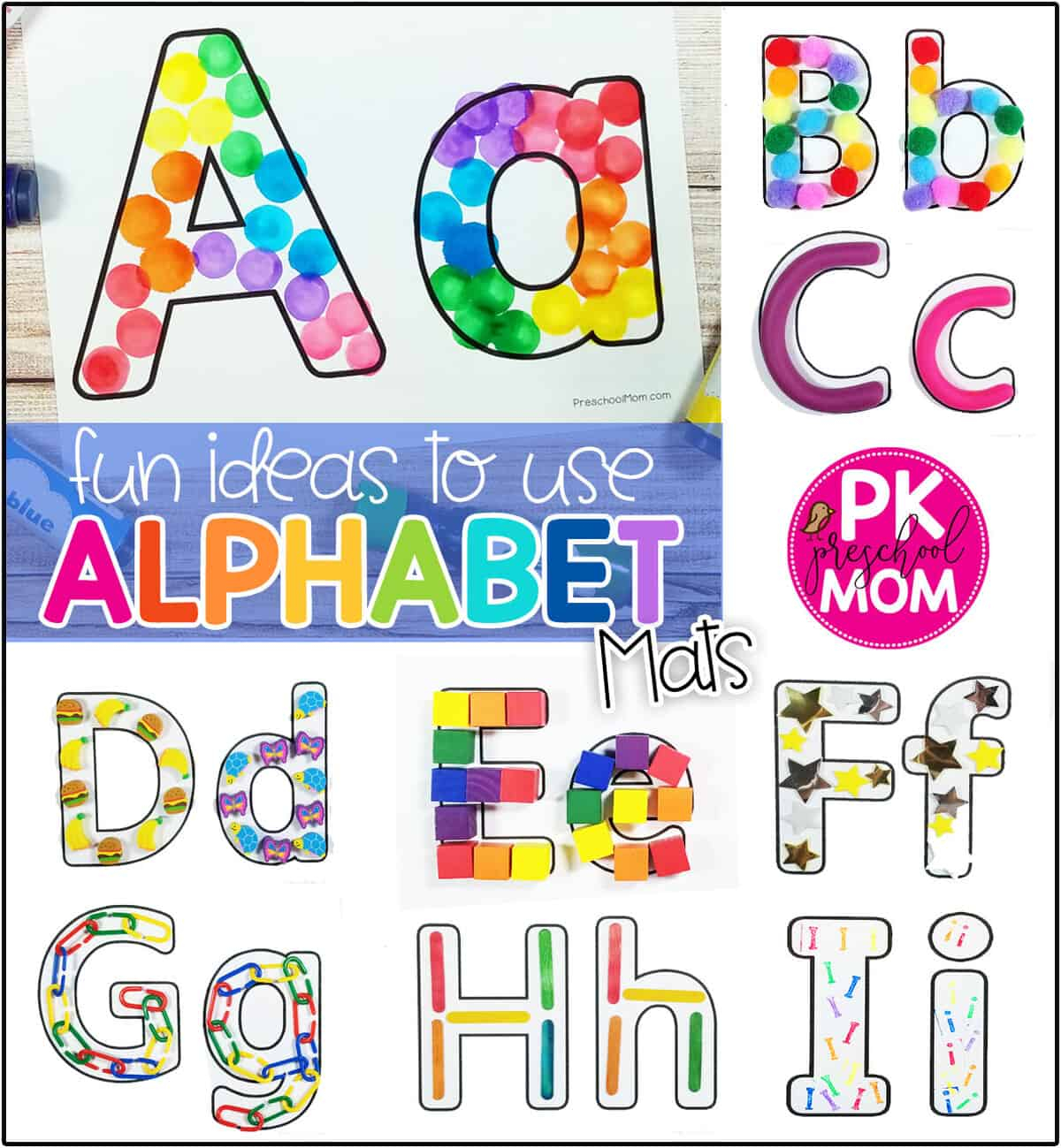 Alphabet Mat Printables Preschool Mom