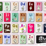 ASL Alphabet Chart Free Printable 8 X11 Alphabet Chart