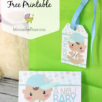 Baby Shower Card And Gift Tag Free Printable Mom Vs