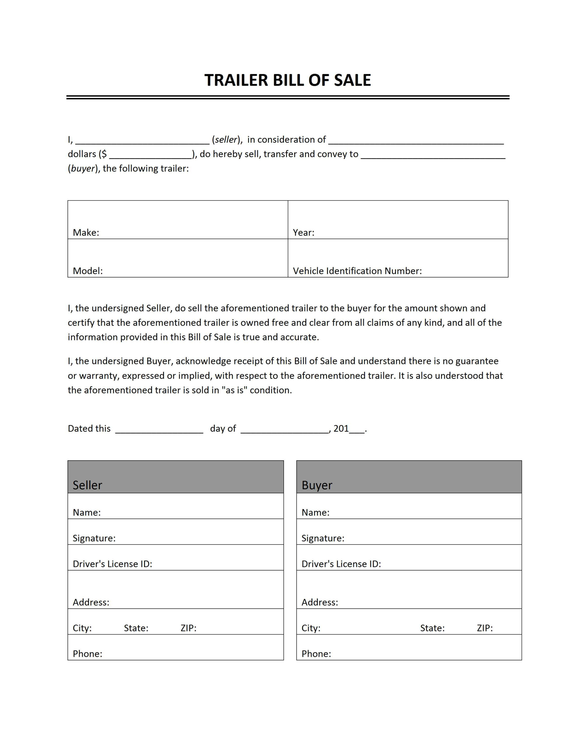 Bill Of Sale Archives Freewordtemplates