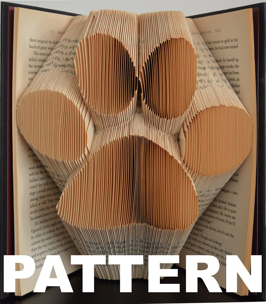 Book Folding Pattern Large Paw Print Free Instructions