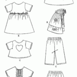 Butterick 3875 AG Doll Clothes Baby Doll Clothes