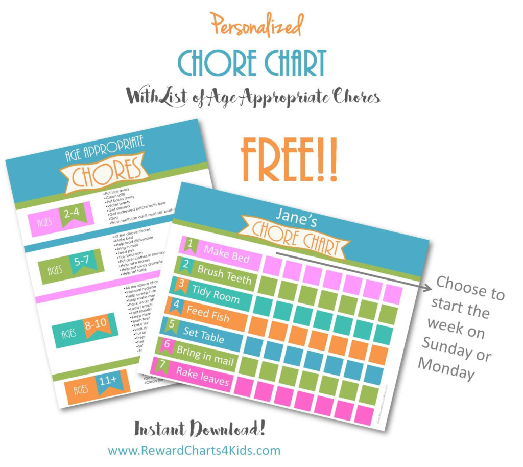 Chore Chart Template