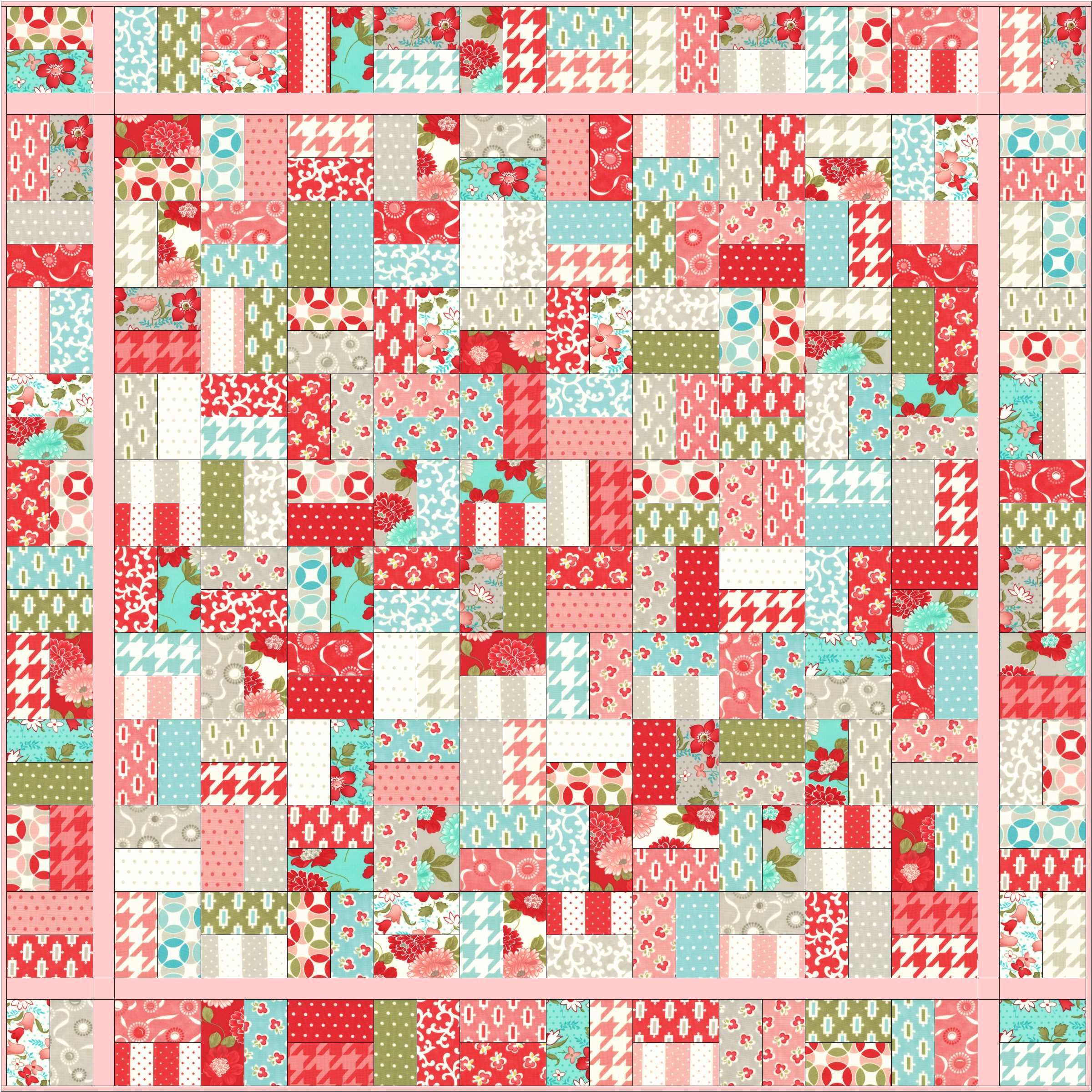 Christa s Quilts The Jolly Jelly Roll Quilt Christa Quilts