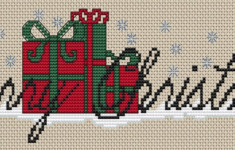 Crafts By Starlight Free Cross Stitch Merry Christmas