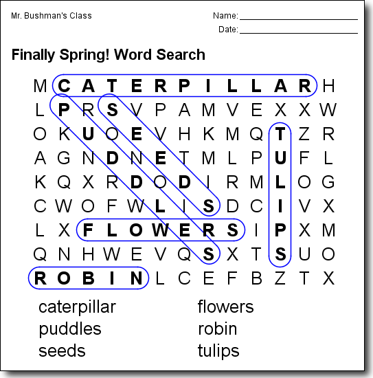 Create A Printable Word Search Www SuperWordSearchMaker