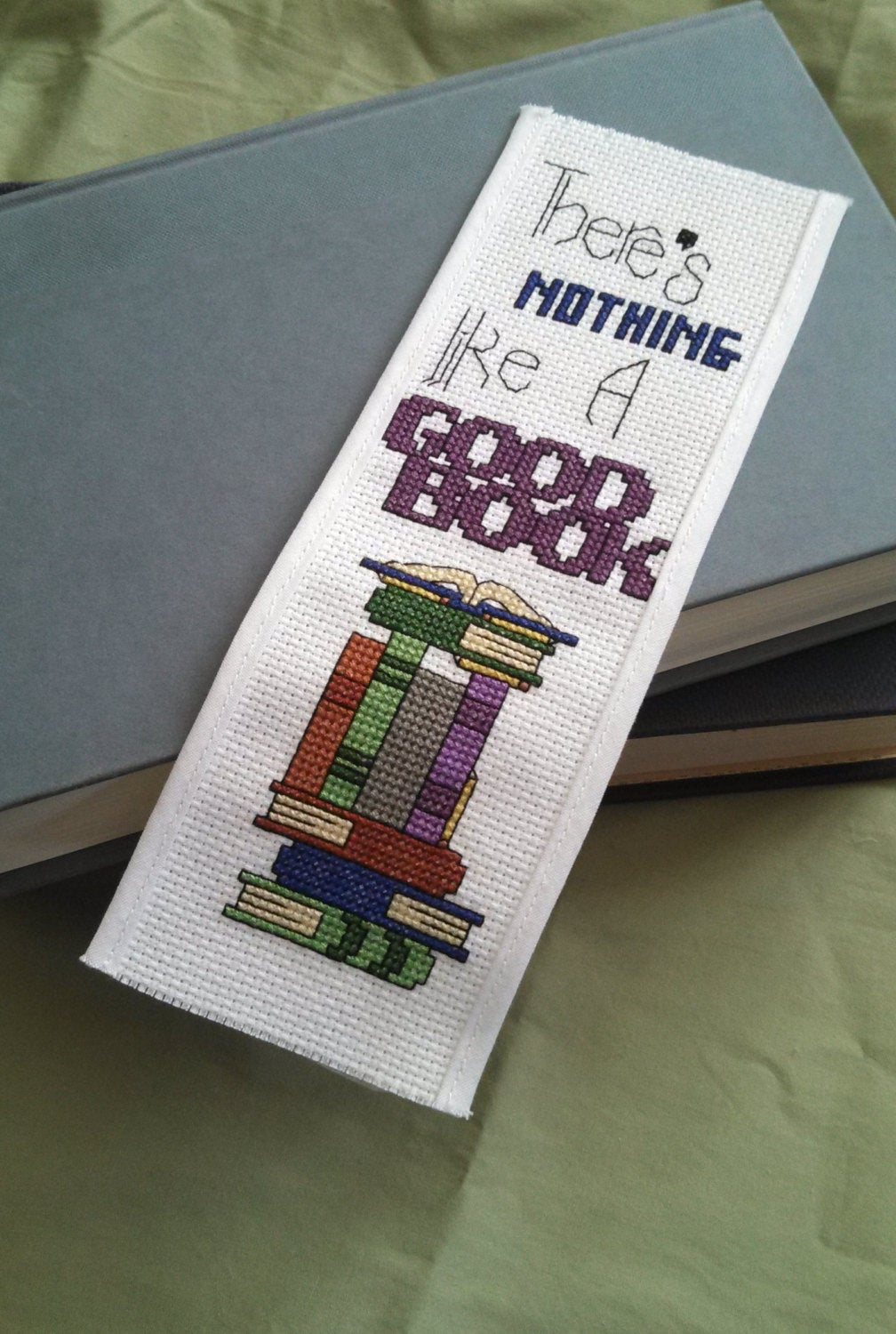 Cross Stitch Pattern Bookmark Nothing Like A Good Book