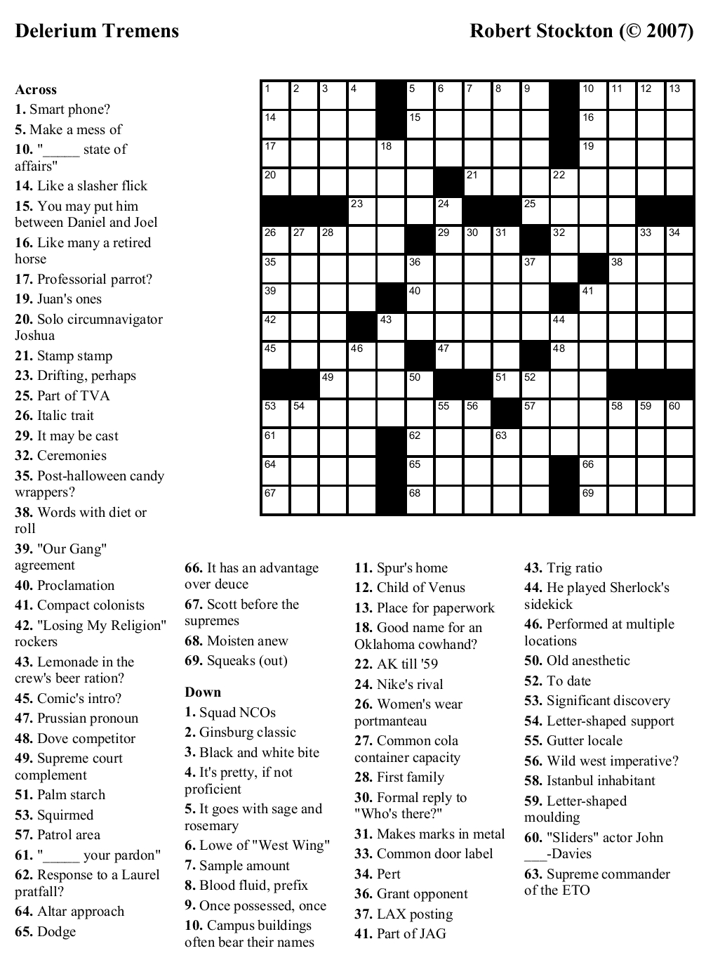 Crosswords October 20 2016 Crosswords Redandblack 