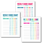 Customizable Chore Chart For Kids Free Printable The