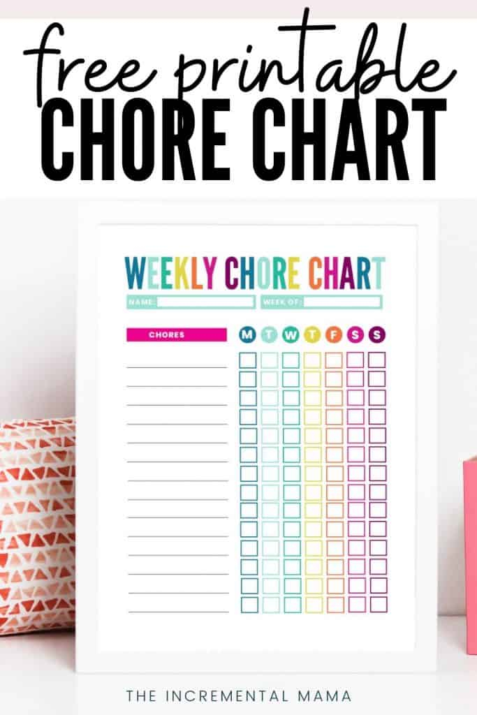 Customizable Chore Chart For Kids Free Printable The 