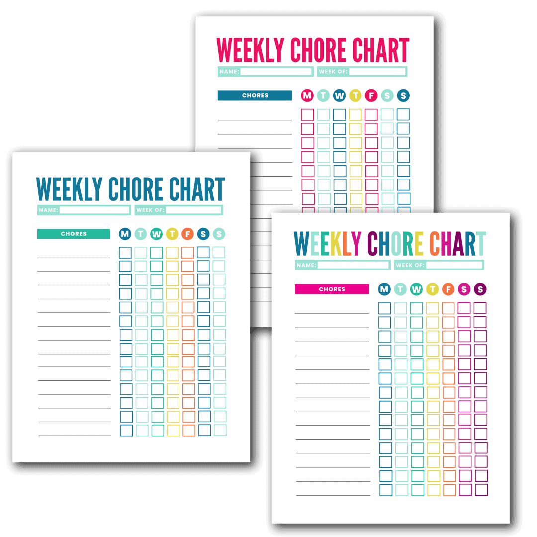 Customizable Chore Chart For Kids Free Printable The 