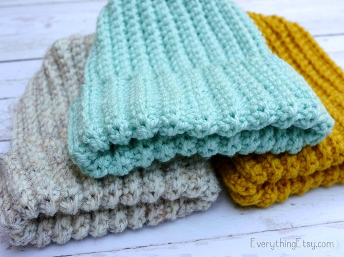 Easy Crochet Hat Free Pattern EverythingEtsy