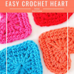Easy Crochet Heart Garland Pattern Skip To My Lou