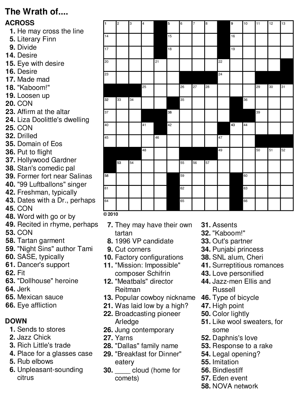 Easy Crossword Puzzles For Seniors Activity Shelter