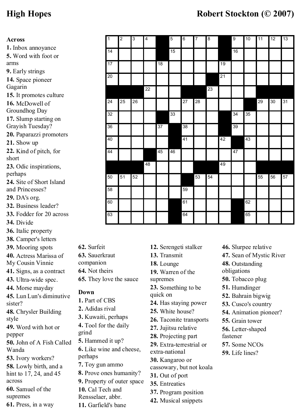 Easy Printable Crossword Puzzles Printable Crossword