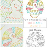 Fall Turkey Printable U Create