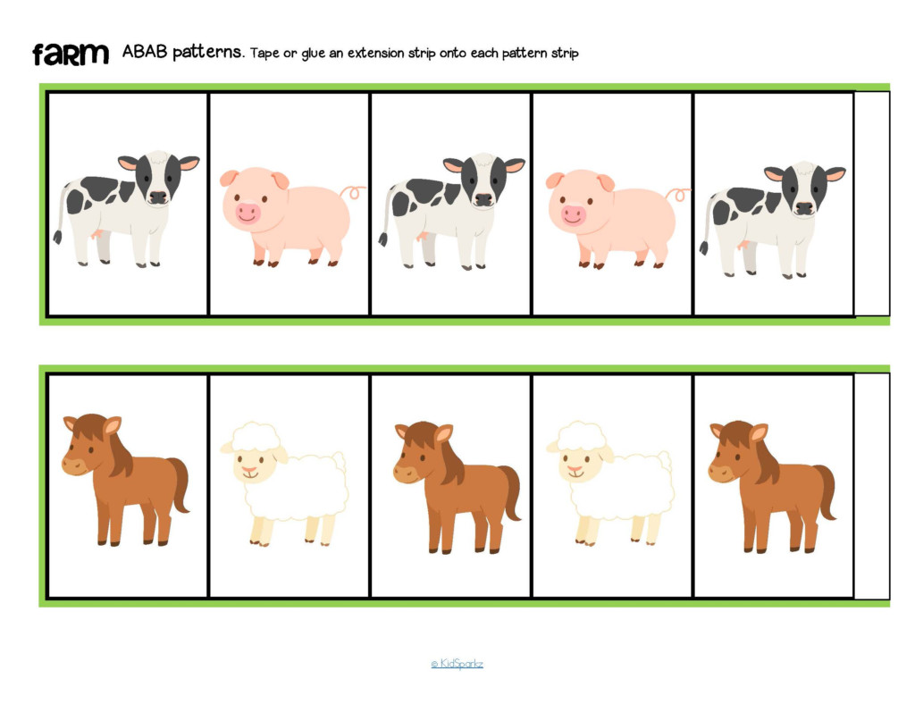 Printable Farm Animal Patterns FreePrintableTM FreePrintableTM