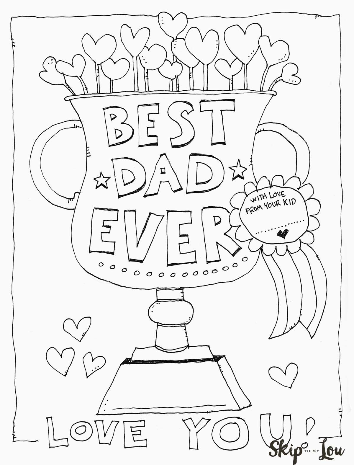 Father s Day Coloring Pages Fathers Day Coloring Page 