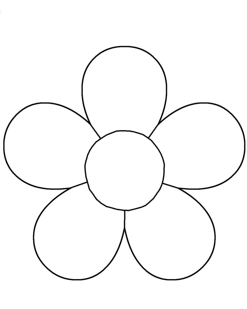 Printable Flower Template Pattern - FreePrintableTM.com ...