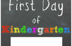 FREE Back To School Printable Chalkboard Signs For First