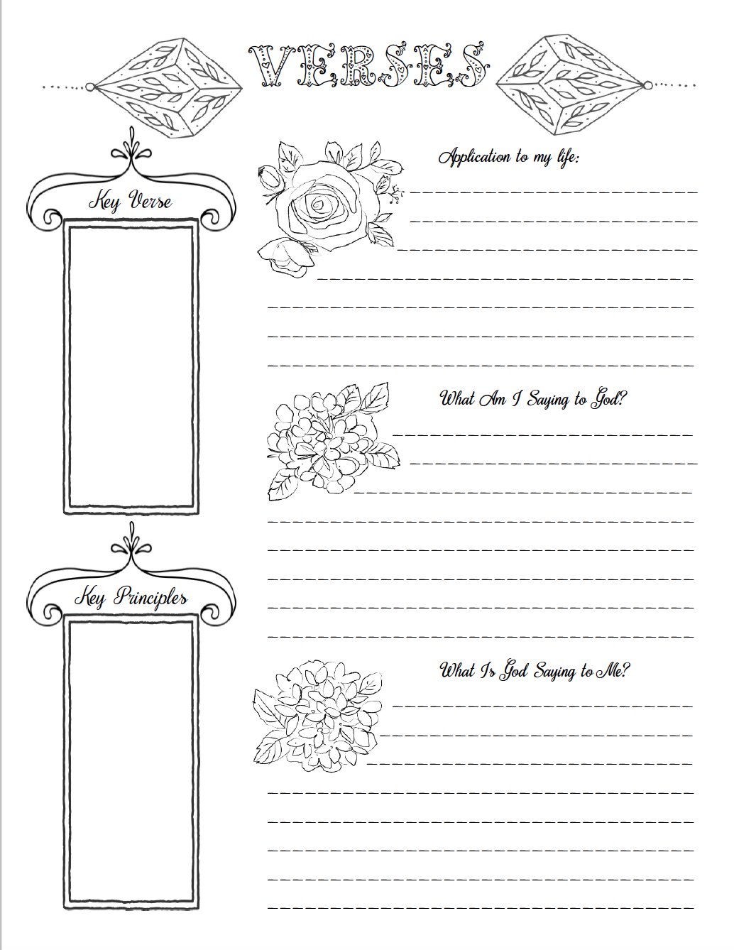 Free Bible Journaling Printables Including One You Can 