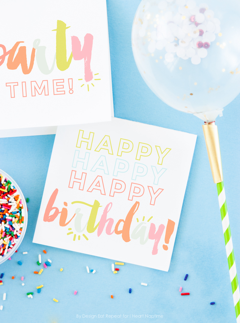 Free Birthday Printables Eighteen25