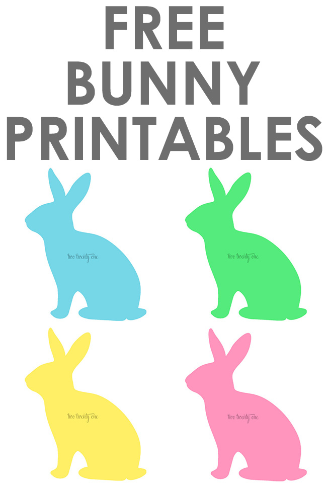 Free Bunny Printables