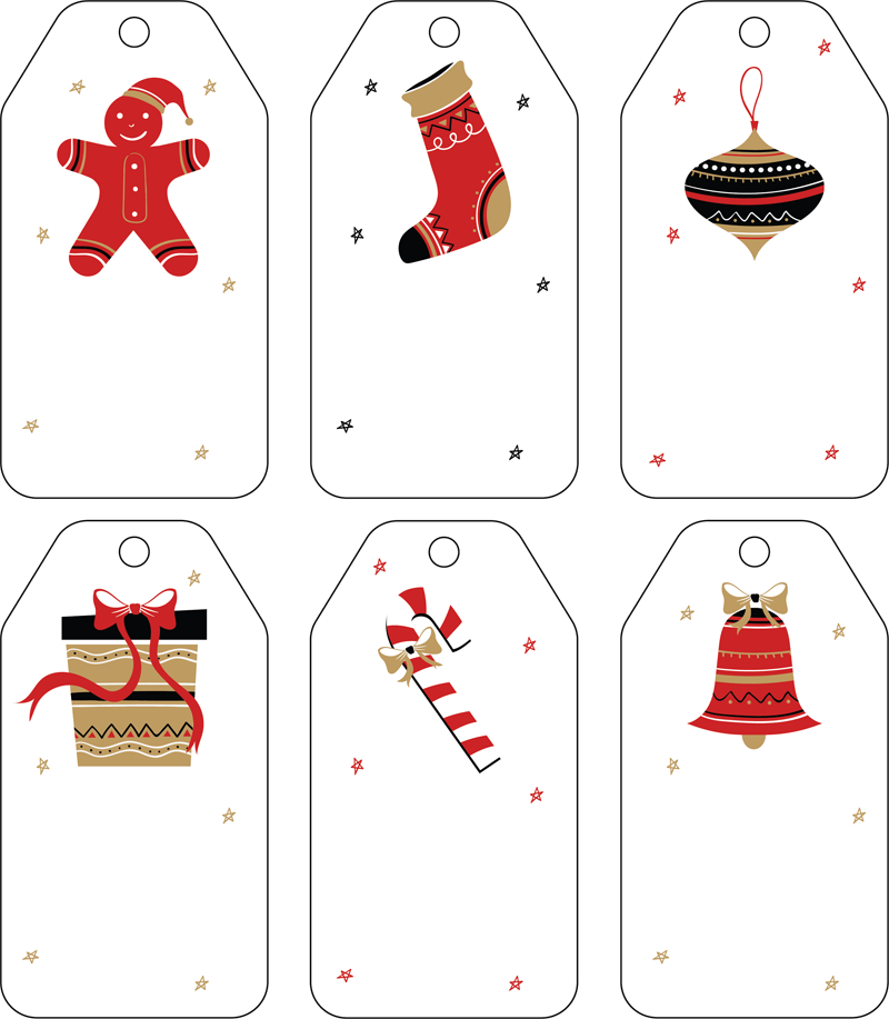 Free Christmas Gift Tag Templates Editable Printable