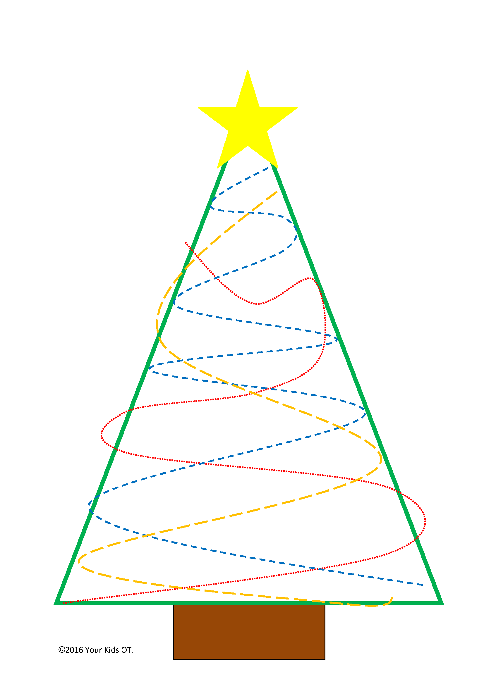  FREE Christmas Tree OT Printable Pack 