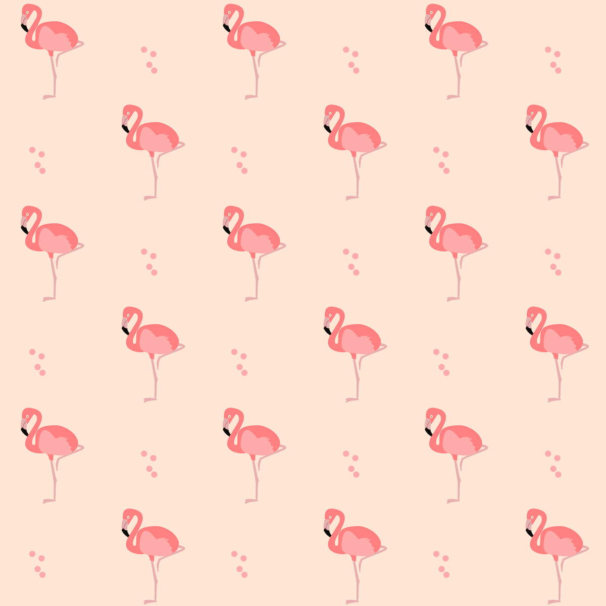 Free Digital Flamingo Scrapbooking Paper Ausdruckbares 