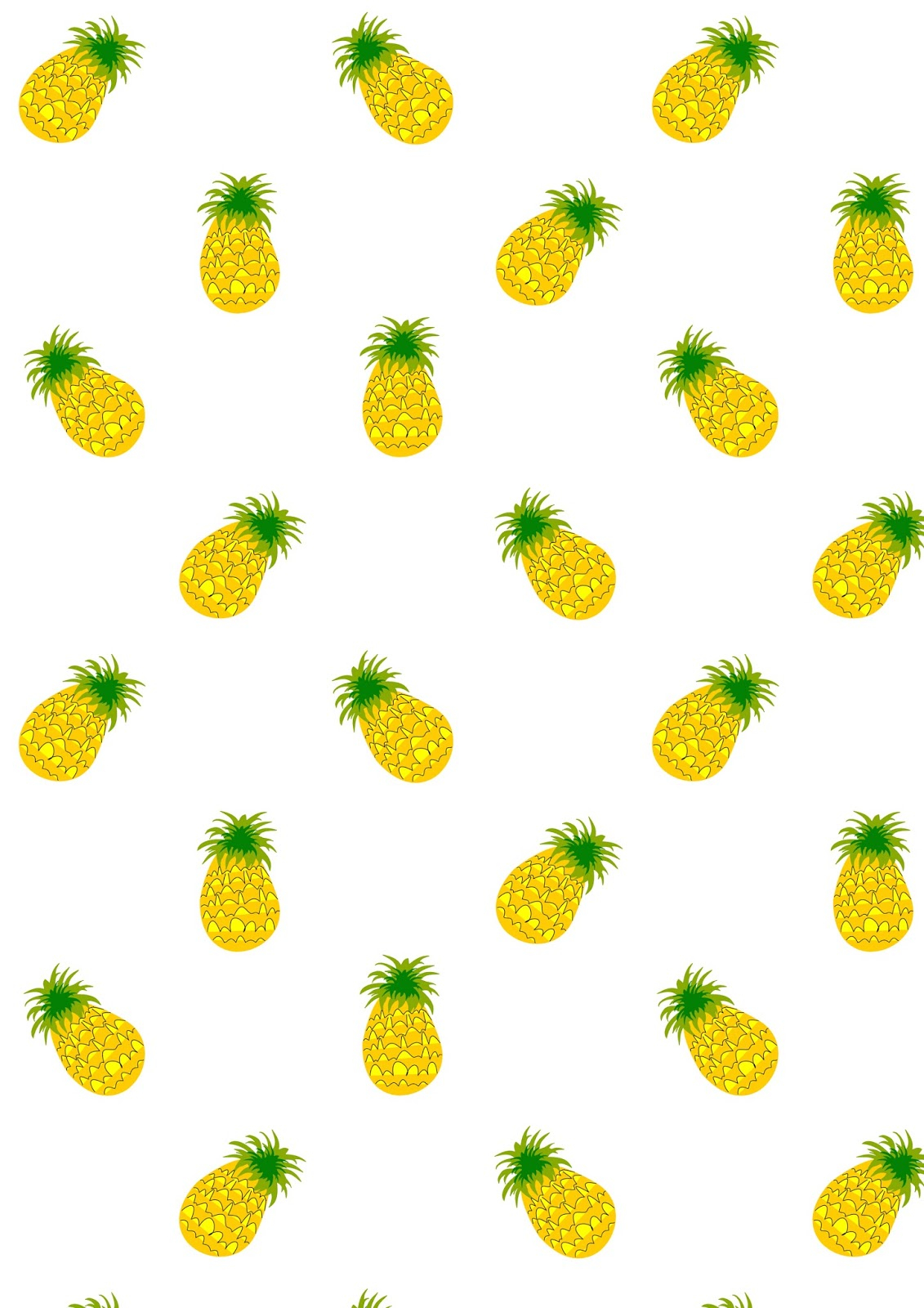 Free Digital Pineapple Scrapbooking Paper Ausdruckbares 