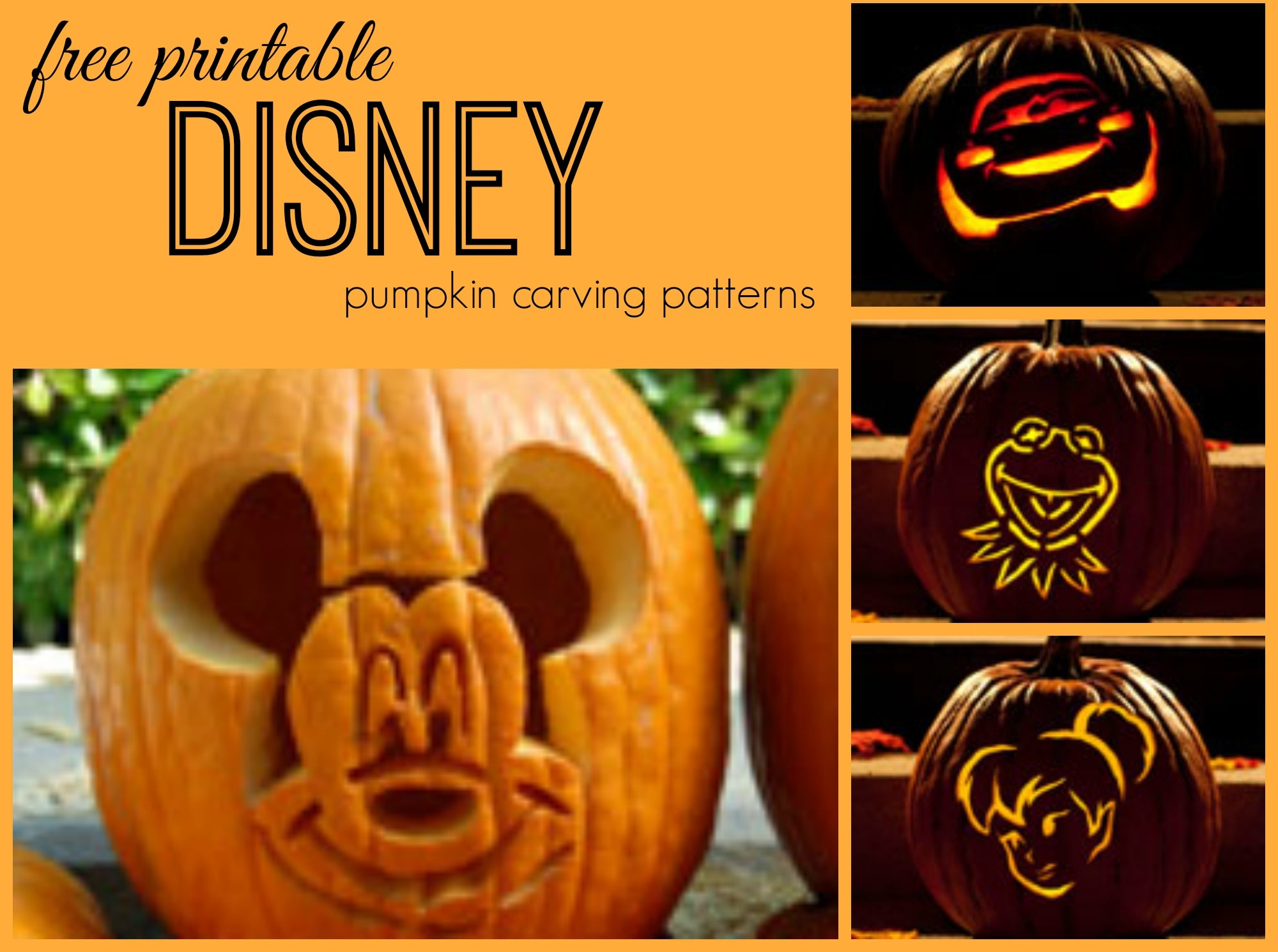 Free Disney Pumpkin Stencils Popsugar Smart Living 