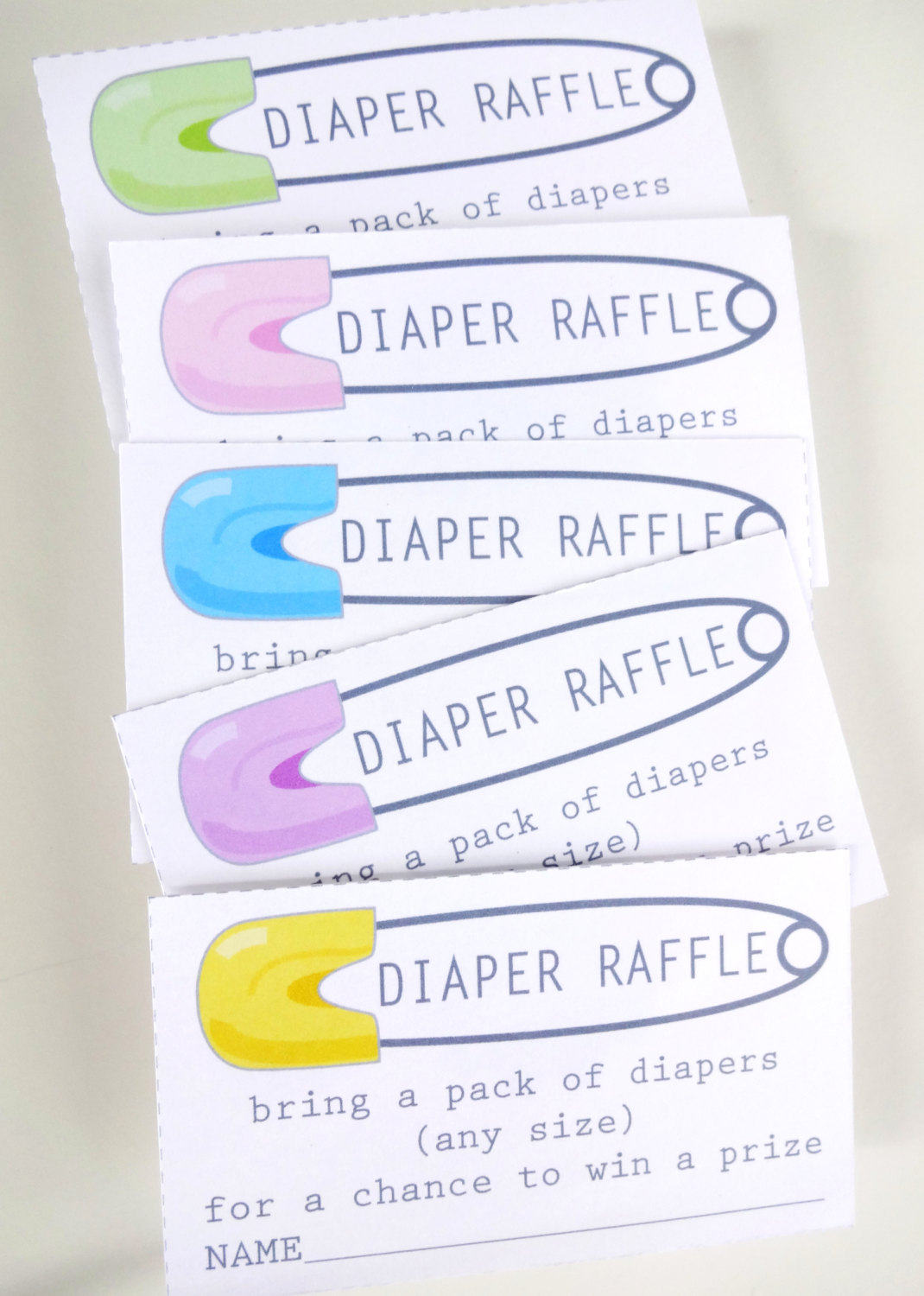 Free Download Diaper Raffle Tickets New Calendar 