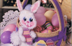 Free Easter Plastic Canvas Patterns Easter Bunny Basket