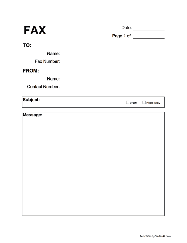 Free Fax Cover Sheet Template Fax Cover Sheet Cover 