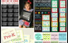 FREE First Day Of School Printables Signs For All Grades