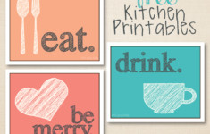 Free Kitchen Printables Eat Drink And Be Merry The