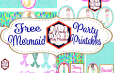 Free Mermaid Birthday Party Printables Mandy s Party