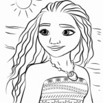 Free Moana Coloring Pages Disney Princess Coloring Pages