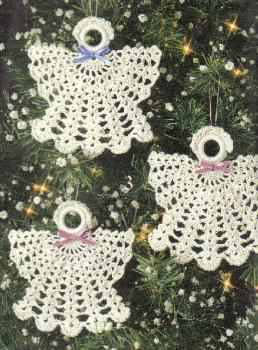 Free Pattern This Cute And Lacy Angel Ornament Makes The