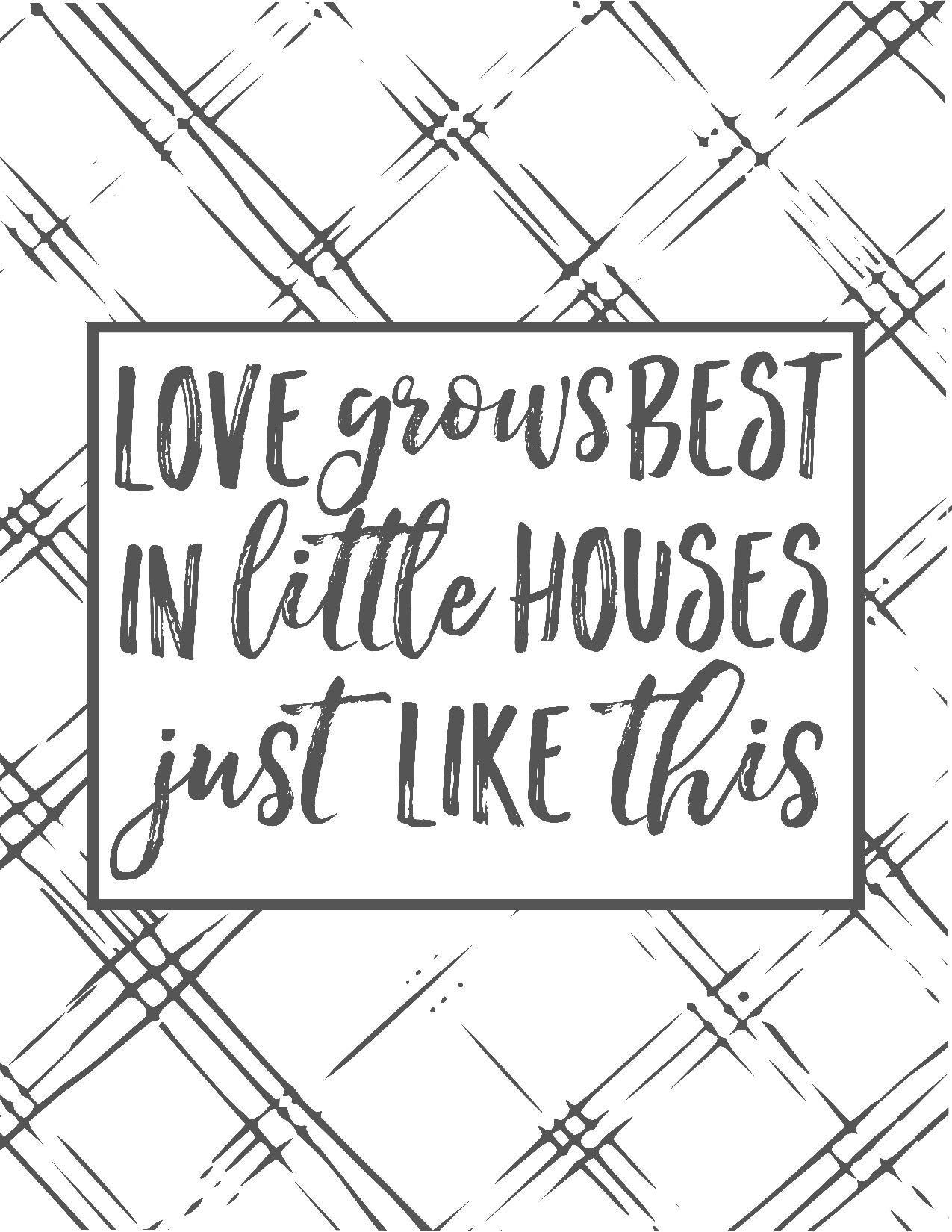 Free Plaid Farmhouse Printables Mother Teresa Quotes